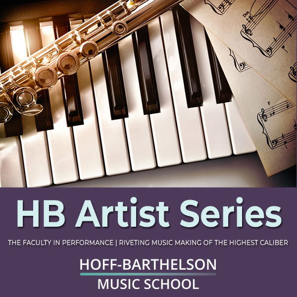 HB Artist Series with flute, piano and sheet music