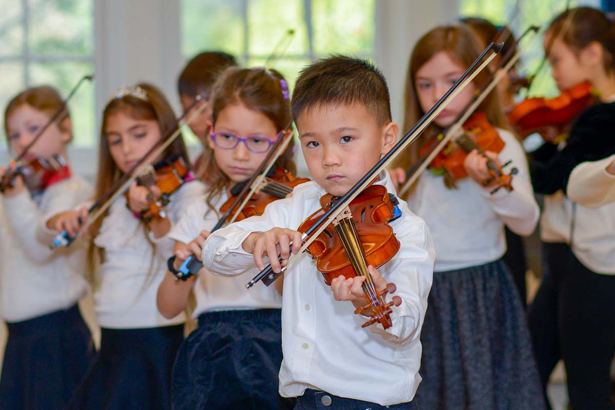 Young Suzuki Violinists